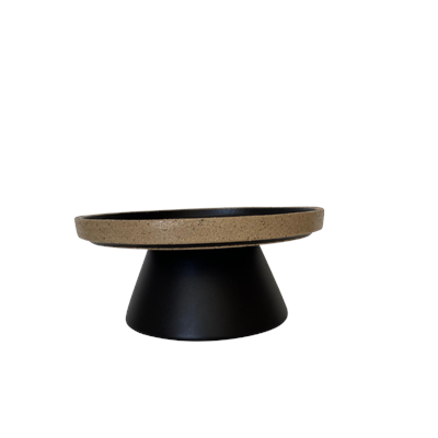 Bowl baixo areia com preto 18cm D x 7cm A para alugar em ARACAJU/SE