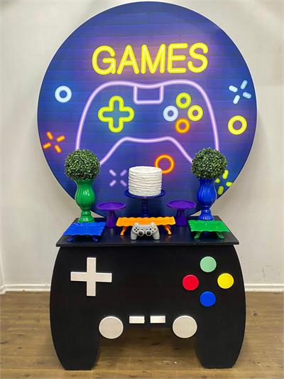 Decoração Video Game para alugar em Campinas/SP