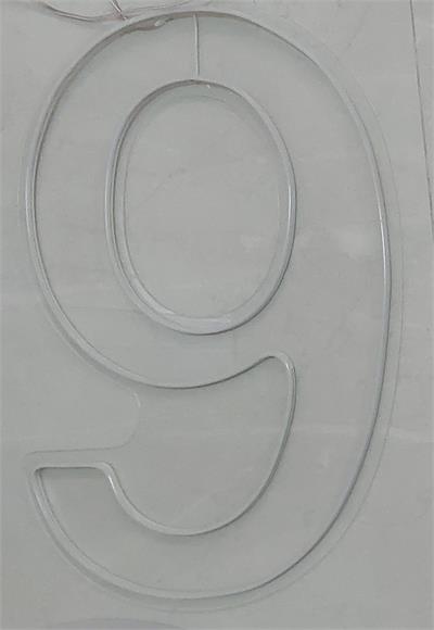 LUMINOSO NUMERO 2  BRANCO para alugar em Campinas/SP
