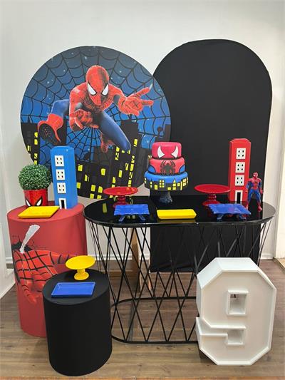 Capa Painel Homem Aranha 1,20m para alugar em Campinas/SP