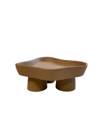 Bowl com pé terracota 13cm D x 11,5cm A  para alugar em ARACAJU/SE