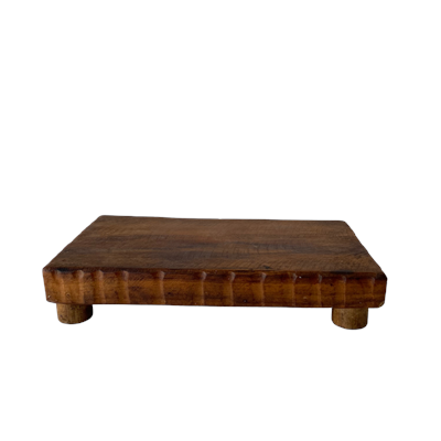 Boleira madeira com borda Terracota M 20cm D x 18cm A para alugar em ARACAJU/SE