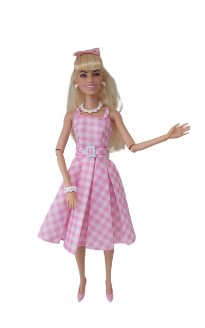 MINI CABEÇA BARBIE MDF COM POMPOM -  para alugar em Campinas/SP