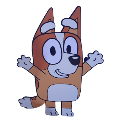 DISPLAY BLUEY (BINGO E BLUEY) para alugar em Piracicaba/SP