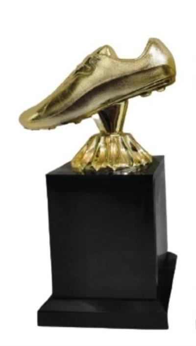 Troféu de bola dourado  para alugar em São José dos Campos/SP