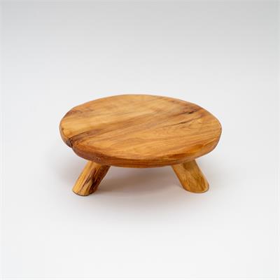 FLOREIRA DE MESA TRIPLA VIDRO E MADEIRA para alugar em Piracicaba/SP