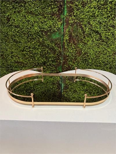 Caixa em metal e vidro c/ dourado G 25 x 15 para alugar em ARACAJU/SE