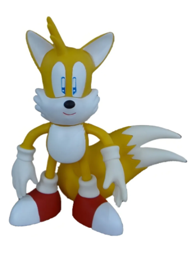 BONECO SONIC AMARELO para alugar em Piracicaba/SP