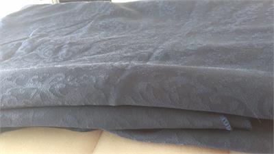 Guardanapo De Linho Cru Azul Royal 37cm x 37cm para alugar em Paranaíba/MS