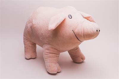 Vaca Sentada 30 cm para alugar em Piracicaba/SP