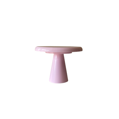 Boleira bolinha com pé frisado P branca 15cm D x 11cm A para alugar em ARACAJU/SE