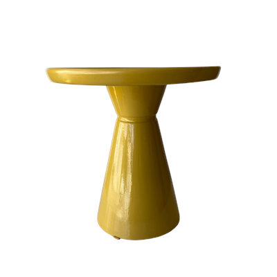 Vaso geométrico Mostarda 10cm D x 23cm A para alugar em ARACAJU/SE