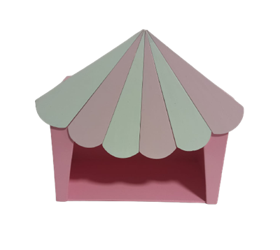 BONECA CIRCO ROSA 38 CM - SAIA AZUL para alugar em Campinas/SP