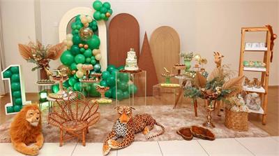 Decoração de festa tema Safari
