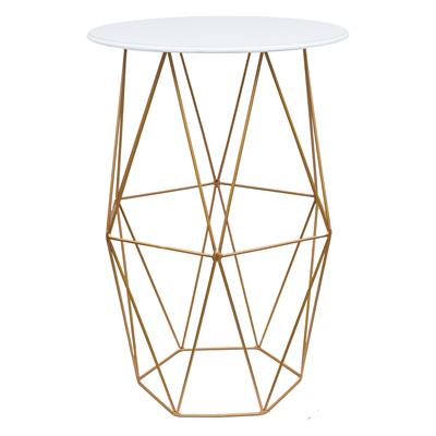 Suporte Retangular Metal e Vidro Rose Gold G para alugar em Piracicaba/SP