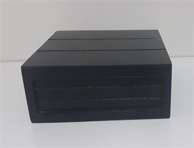 VASO PRETO REI 17X9CM para alugar em MACAE/RJ