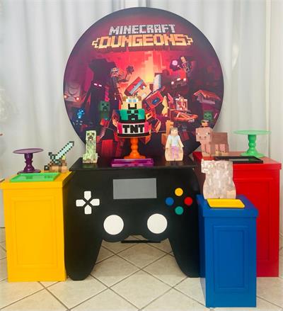 kit minecraft 1 (game) para alugar em São José dos Campos/SP