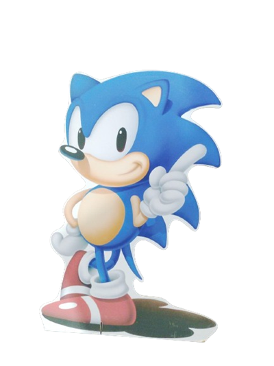 BONECO SONIC AMARELO para alugar em Piracicaba/SP