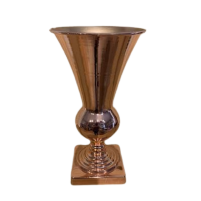 VASO EM VIDRO ROSE GOLD (12A X 4D) para alugar em São Bernardo do Campo/SP
