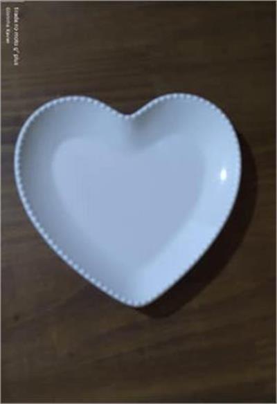 VASO BRANCO PEROLADO 24CM para alugar em MACAE/RJ