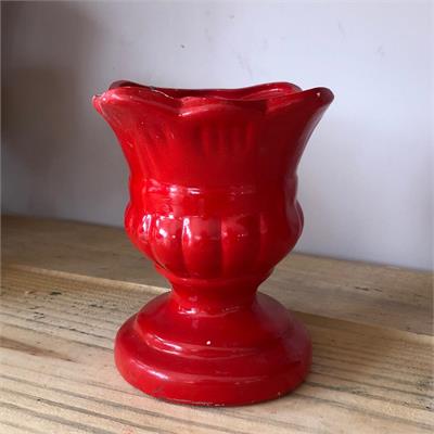 Vaso Ondulado Vermelho G para alugar em Limeira/SP
