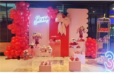 Decoração de festa tema Laço