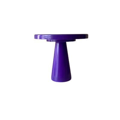 Boleira cogumelo lilás metálico P 16cm D x 14cm A para alugar em ARACAJU/SE