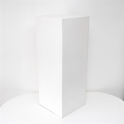 Cubo MDF Laqueado Azul Space Alto  80x34 para alugar em Piracicaba/SP