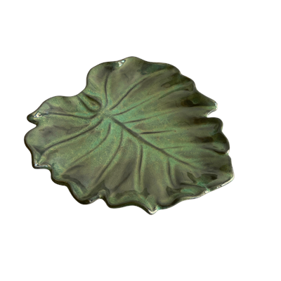 Bandeja Cerâmica Folha Verde 21x23x3A para alugar em ARACAJU/SE
