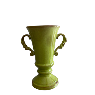 Vaso Envelhecido Redondo Verde 20x20A cm para alugar em ARACAJU/SE