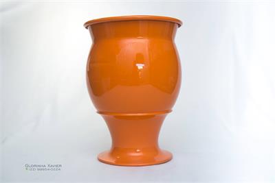 VASO ROSA METAL 21X22 CM para alugar em MACAE/RJ